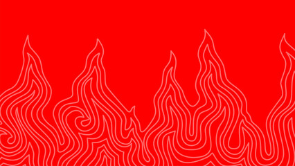 Abstract Fire Background. Abstract flame Background. doodle fire background. Flame Seamless Pattern. Fire flame seamless pattern.