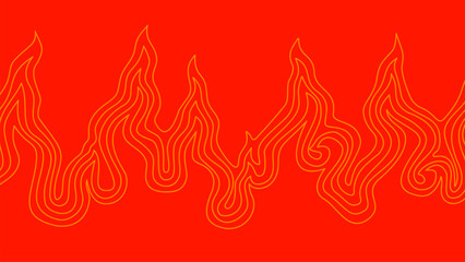 Abstract Fire Background. Abstract flame Background. doodle fire background. Flame Seamless Pattern. Fire flame seamless pattern.