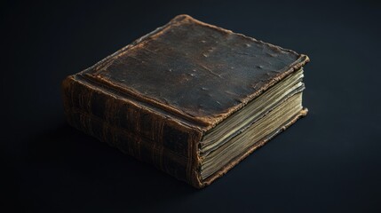 Obraz premium Ancient Book on a Dark Background