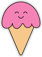 funny cartoon ice cream