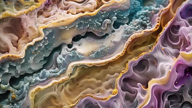 This image displays the multiple layers of cells that make up the structure of eccrine sweat glands illustrating the intricacy of their design.