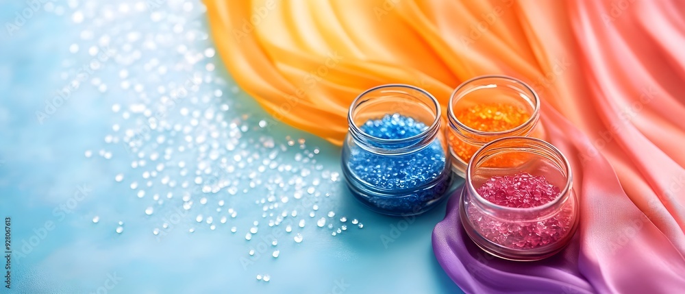 Poster flexible synthetic resins showcasing their adaptability in creating versatile products and materials
