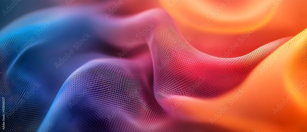 Poster synthetic resin textiles in vibrant abstract patterns for innovative durable and flexible fabrics a 