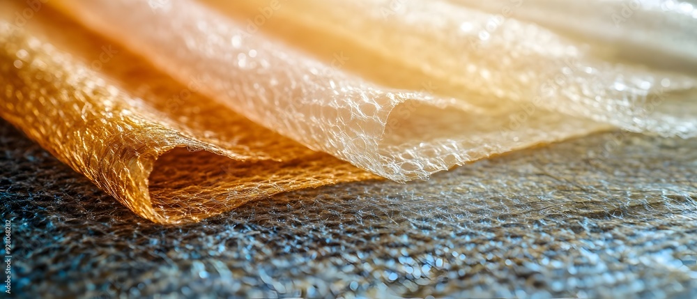 Poster biodegradable synthetic composites highlighting environmentally friendly alternatives in the composi