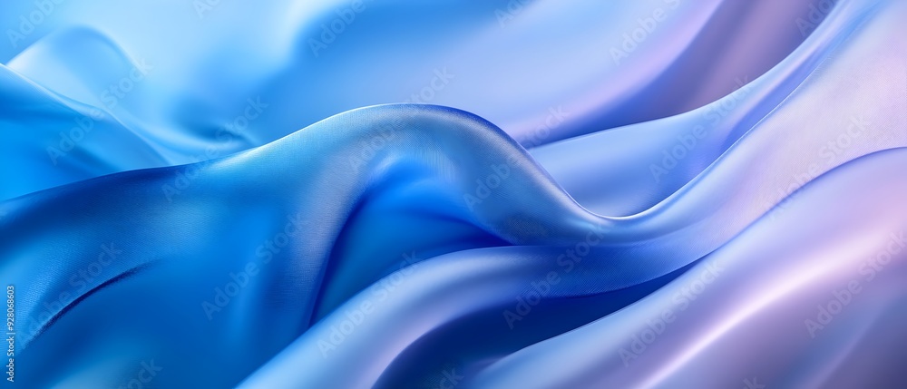 Poster flexible adaptable synthetic polyester fabric highlighted in a dynamic abstract 3d render the flowin