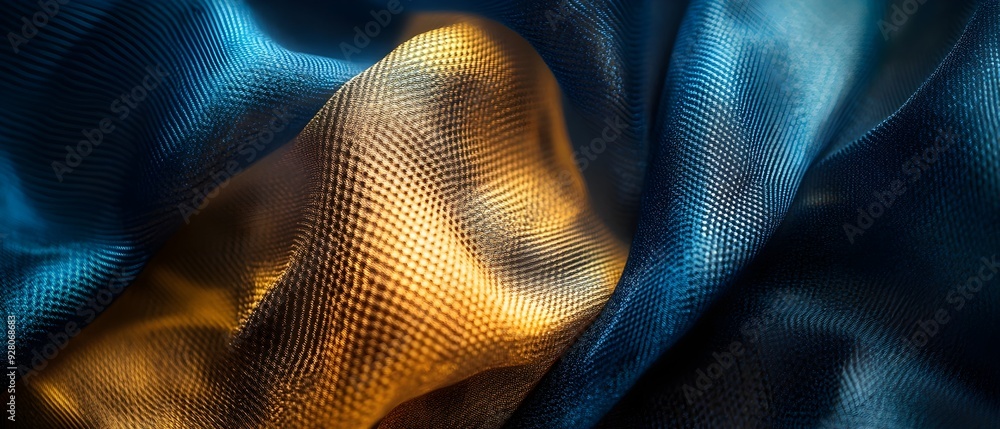 Poster durable high performance synthetic fabrics visualizing their versatile applications in creating long