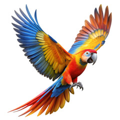 Fototapeta premium Flying parrot