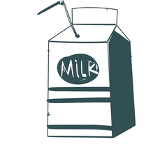 Milk for Back to School Icon