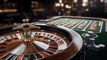 A casino VIP room with a high-stakes roulette table, where players employ advanced strategies in a luxurious setting, photo-realistic, exclusive gambling