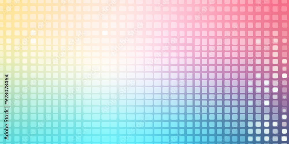 Poster Abstract background forming a colorful grid pattern