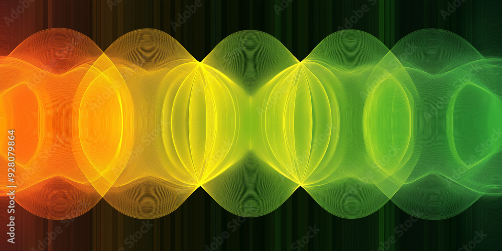 Aufkleber Abstract background forming a colorful wavy pattern with a gradient