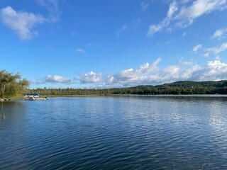 Peaceful lake view