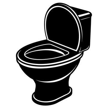 recommend clip art: Toilet bowl isolated on white, Toilet bowl vector art, Toilet bowl silhouette, Toilet bowl icon, Toilet bowl line art,eps, black and white Toilet bowl
                    