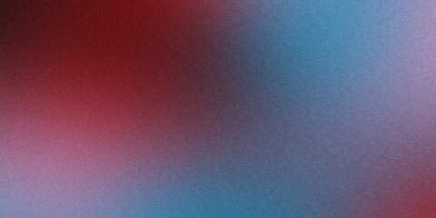 Gradient background featuring a blend of red and blue with a soft texture and noise. banner design backdrops needing a dynamic red-blue
