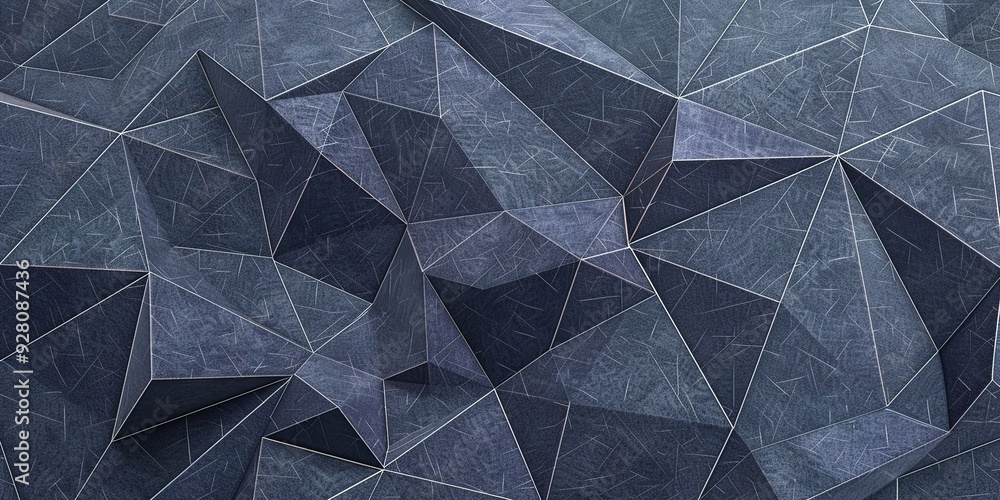 Poster abstract background with triangles