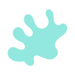 Green abstract shapes vector 