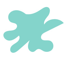 Green abstract shapes vector 