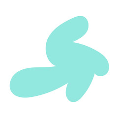 Green abstract shapes vector 