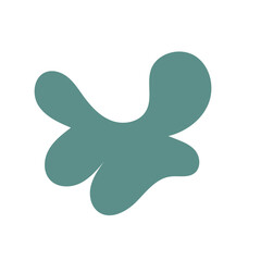 Green abstract shapes vector 