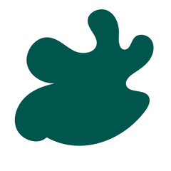 Green abstract shapes vector 