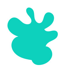 Obraz premium Green abstract shapes vector 