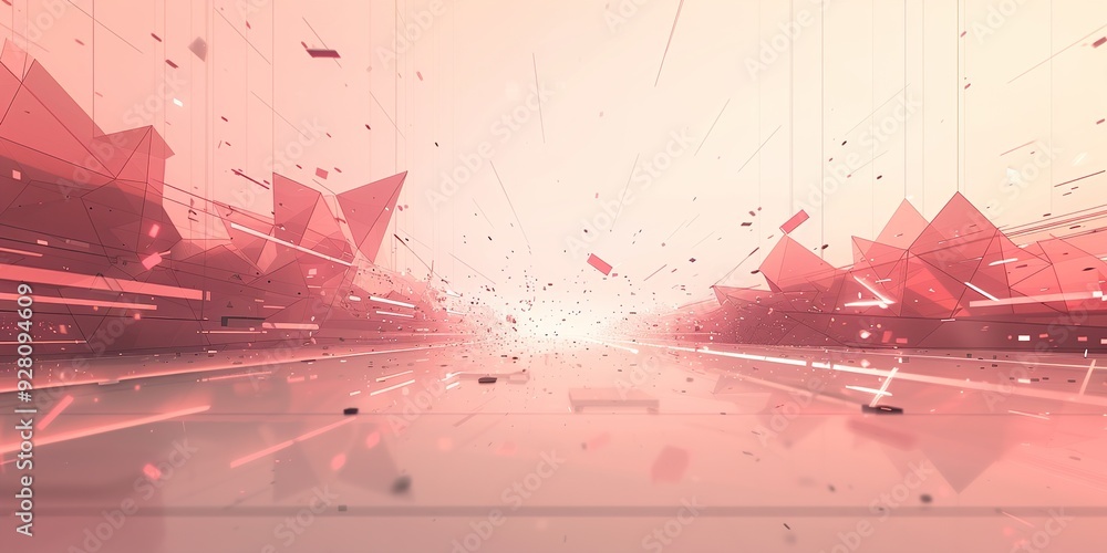 Poster abstract background with rays