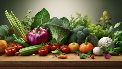 Fresh vegetables and fruits isolated on a white background, including tomatoes, peppers, onions, cucumbers, and more, showcasing a healthy and vibrant selection