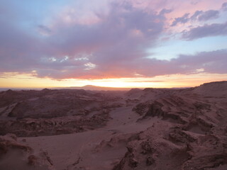 Atardecer en el desierto