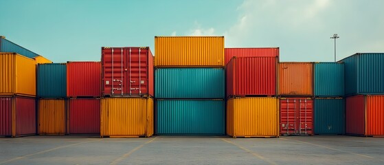 Containers and Logistics in Global Trade and Tariff Policies Visualizing the impact of trade agreements on import and export business and tariff regulations