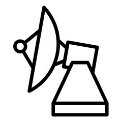 Earth Satellite for Space Icon