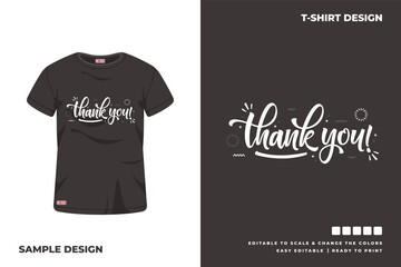 thank you t shirt design