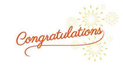 congratulations lettering