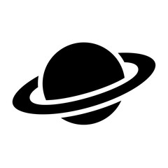 Saturn Planet for Space Icon