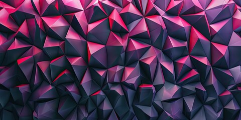 Fototapeta premium Abstract Geometric Pattern in Purple and Pink