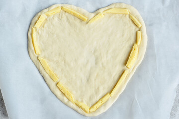 Making Heart Shaped Pepperoni Pizza