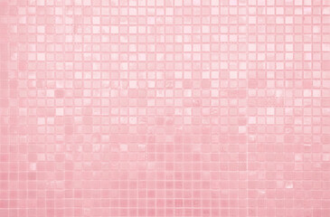 Colorful pastel ceramic wall and floor grid tiles abstract background. Design geometric mosaic texture decoration of the bedroom, Home or office. Simple seamless pattern for backdrop advertising.