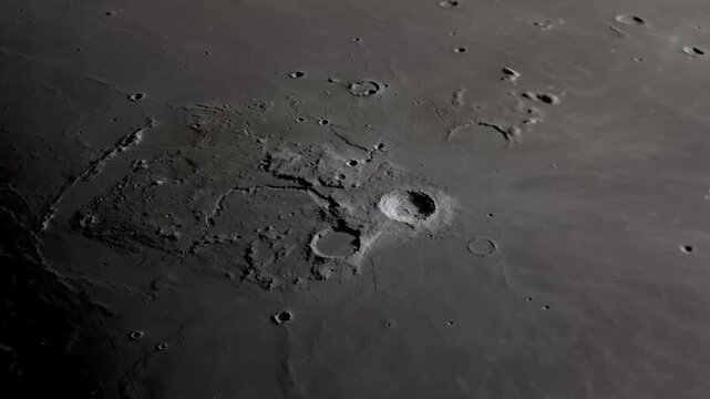 Aristarchus Plateau on the moon.