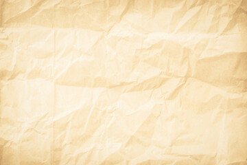Crumpled brown paper texture. Abstract background and texture for design.