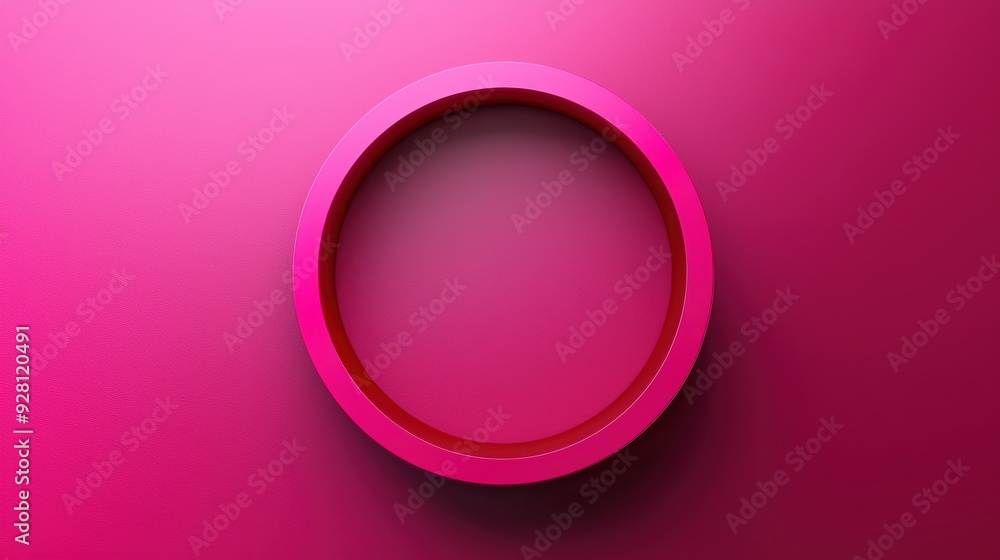 Aufkleber abstract close-up of a circular object against a pink background