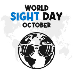 World Sight Day Vector Eye Health and Vision Awareness Design for Global Eye Care