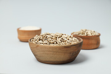 Sunflower seeds, concept of harvest, tasty snack