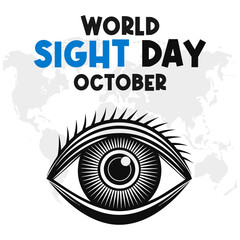 World Sight Day Vector Eye Health and Vision Awareness Design for Global Eye Care