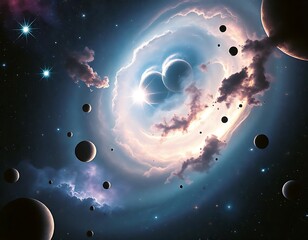 earth and sun