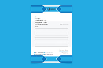 modern Letterhead Design 