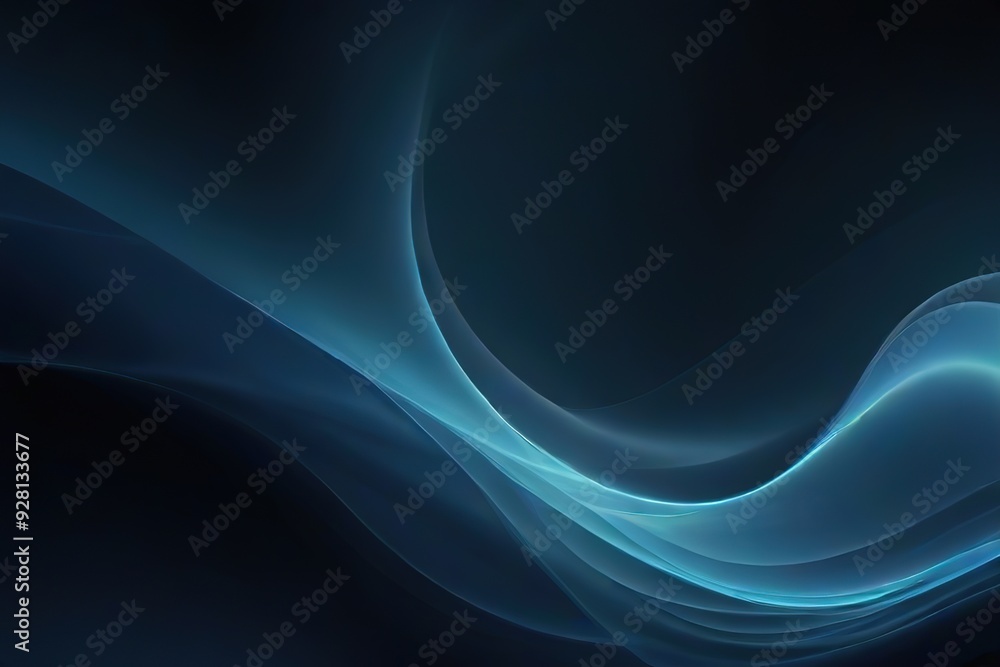 Wall mural abstract blue background