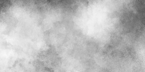 Black sky with white cloud. Vignette texture in black and white color.White watercolor background. Paint leaks and Ombre effects.vintage and gray cloud paper texture .