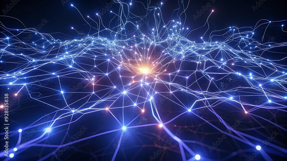 Poster abstract network connection