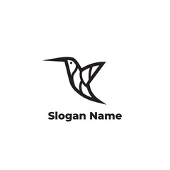 Elegant Bird Logo Minimalist Avian Design for Branding, Nature, and Wildlife Businesses