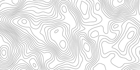 Abstract topography wavy line map background.Topographic Cartography. Topographic Map.Modern design with White background with topographic wavy pattern,Contour maps. Vector illustration.