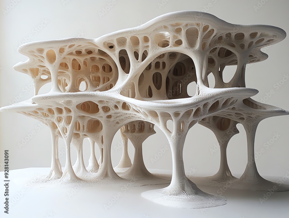 Poster Abstract architecture model.